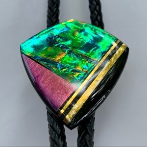 Vintage Abalone Bolo Tie